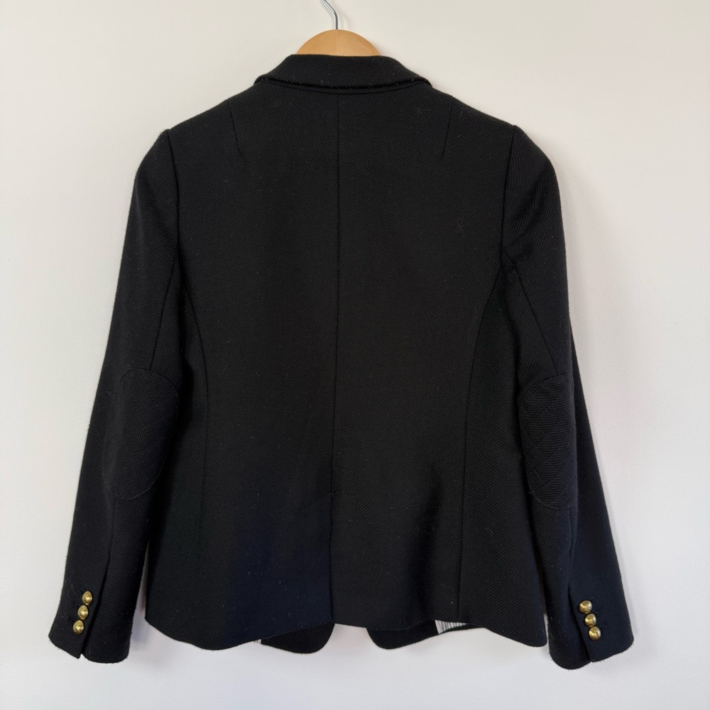 Banana Republic Blazer‎ Black Gold Buttons Size 6P - Picture 3 of 12